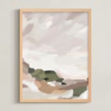 "Every Summer I" - Art Print in Olive by Melanie Severin - Framed