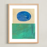 "Jewelbox" - Art Print in Lapis by Field and Sky - Framed