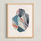 "abstract geological form I" - Art Print in Mineral by Sumak Studio - Framed