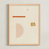 "Les Italiennes II" - Art Print in Earth by Alex Roda - Framed
