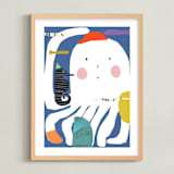 "octopus & seahorse" - Art Print in Sea by Sumak Studio - Framed