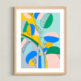 "Plant Paradise #2" - Art Print in Dandelion by Nikita Jariwala - Framed