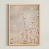 "winter thistle no.1" - Art Print in vintage by Crystal Lynn Collins - Framed