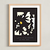 "Like a Diamond in the Sky" - Art Print in Twilight by Elliot Stokes - Framed