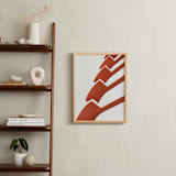"frenched" - Art Print in rust by Kamala Nahas - In a Room