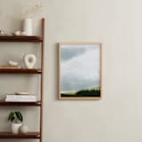 "Highland View 2" - Art Print in Cloud Gray by Jacquelyn Sloane Siklos - In a Room