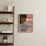"Composition On Color and Texture 1" - Art Print in Nude Cloud by Bethania Lima - In a Room