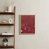 "Room Eleven 1" - Art Print in Crimson Red by Shiho Whitehead - In a Room