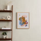 "color frenzy" - Art Print in Coral by Carrie Moradi - In a Room