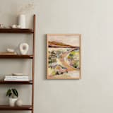 "Walk this Path With Me? " - Art Print in Peach by Sarah Fitzgerald - In a Room