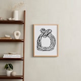 "Flowy" - Art Print in Noir by Pati Cascino - In a Room