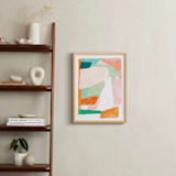 "Happy Memories nº2" - Art Print in Peachy Coral by Dominique Vari - In a Room