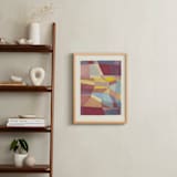 "Globe plot" - Art Print in Peach by Catilustre - In a Room