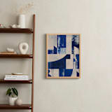 "Shades of Indigo" - Art Print in Indigo by Lena Erysheva - In a Room