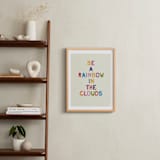 "Rainbow in a Cloud" - Art Print in Rainbow by Hanna M - In a Room