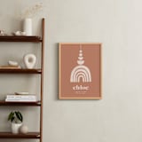 "Boho Geo Mobile" - Personalized Art Print in Toffee by Iveta Angelova - In a Room