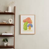 "mushrooms" - Art Print in Multicolor by Renée Stramel - In a Room