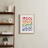 "paper rainbow" - Art Print in Rainbow by Sarah Knight - In a Room