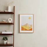 "Desert Adventure" - Art Print in Sand by Robert and Stella - In a Room