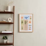 "Coastal Paradise" - Art Print in Sand by Kate Blalock - In a Room