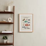 "Underappreciated Creatures" - Art Print in Turquoise Sea Green by Kellie Dykast - In a Room