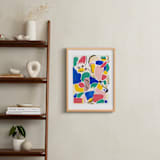 "Primario" - Art Print in White by FERNANDA MARTINEZ - In a Room
