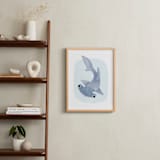 "Hammer Head" - Art Print in Blue by Itsy Belle Studio - In a Room