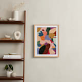 "Height" - Art Print in blue beige by FERNANDA MARTINEZ - In a Room