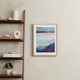 "Twilight Shimmer" - Art Print in Twilight Blue by AlisonJerry - In a Room