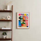 "Summer blocks" - Art Print in Rainbow by Mojca Dolinar - In a Room