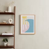 "California Summer Day" - Art Print in Haze by Carolyn MacLaren - In a Room
