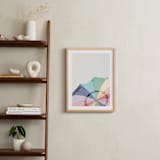 "Rainbow Summer" - Art Print in white by Caroline Mint - In a Room