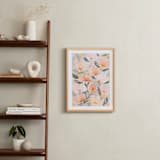 "Speckled Garden" - Art Print in White by Whitney Rainsdon - In a Room
