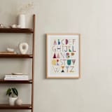 "The Most Colorful Alphabet" - Art Print in Rainbow by lulu and isabelle - In a Room