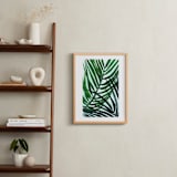 "Crossed Palms" - Art Print in Opal by Kara Aina - In a Room