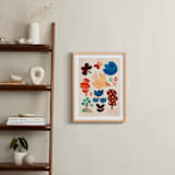 "Bird and the forest" - Art Print in Off White by Mojca Dolinar - In a Room