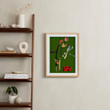 "On the Ground 1" - Art Print in Leaf by Sumak Studio - In a Room