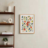 "Strawberry Thief" - Art Print in Strawberry by Sarah Knight - In a Room