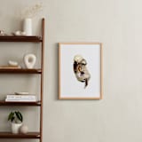 "Mommy Is My World" - Art Print in Otter Brown by Jean Choe Art and Design - In a Room