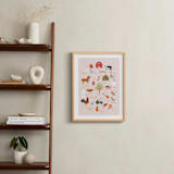 "Find Me on the Farm" - Art Print in Taupe by Francesca Iannaccone - In a Room