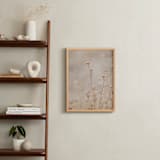 "winter thistle no.1" - Art Print in vintage by Crystal Lynn Collins - In a Room