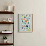 "Alphabet farm" - Personalized Art Print in Seafoam by Char-Lynn Griffiths - In a Room