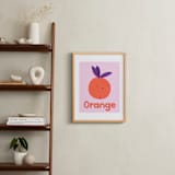 "My Fruity Family II" - Art Print in Light Pink by Marta Crea - In a Room