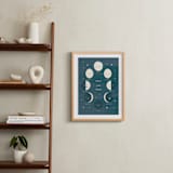 "Faces of the Moon" - Art Print in Slate by Ani Somi - In a Room