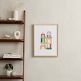 "mod building blocks" - Art Print in Candy by Ellen Schlegelmilch - In a Room