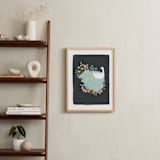 "little duck pond" - Art Print in Twilight by Karidy Walker - In a Room