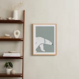 "Polar 1" - Art Print in Sage by Anne Ciotola - In a Room
