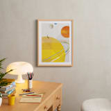 "Space Voyage" - Art Print in Saturn by Robert and Stella - In a Room