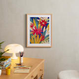 "Tropical Bliss" - Art Print in Tropical by Jen Florentine - In a Room