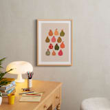 "Pears" - Art Print in Sherbet Multi by Alisa Galitsyna - In a Room